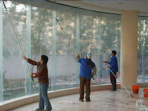 西安曲江區(qū)保潔風采